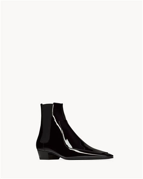 PAOLO chelsea boots in patent leather 